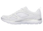 SKECHERS, sportiga damsneakers, med nappaläderdetaljer, 